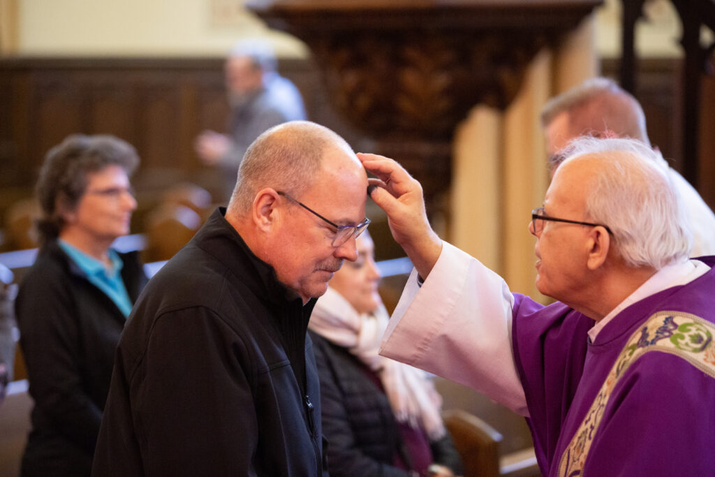 Ash Wednesday mass 